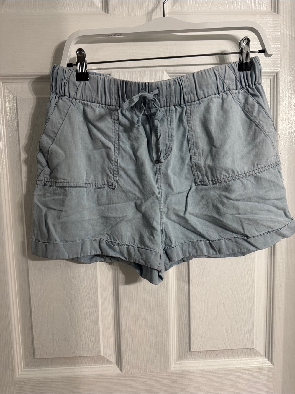 Velvet Heart Light Blue Drawstring Athletic Shorts